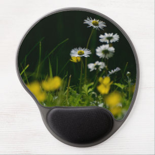 Daisy Dream: Beautiful Floral Nature Gel Mouse Pad