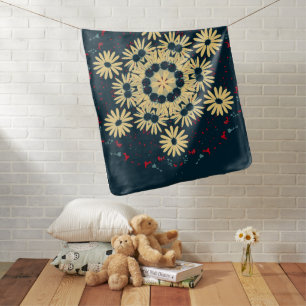 Daisy Dreams Mandala Baby Blanket