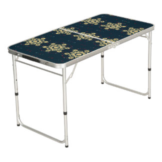 Daisy Dreams Mandala  Beer Pong Table