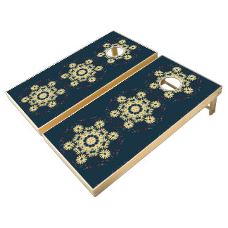 Daisy Dreams Mandala Cornhole Set