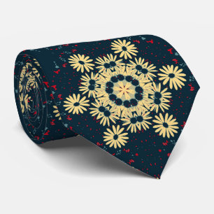Daisy Dreams Mandala Neck Tie