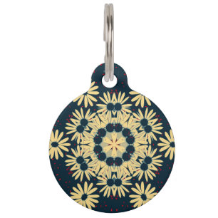 Daisy Dreams Mandala Pet ID Tag
