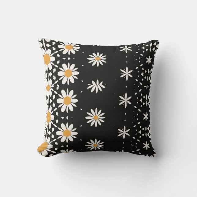 Daisy Dreams Throw Pillow, Throw Pillow 16" x 16" (Front)