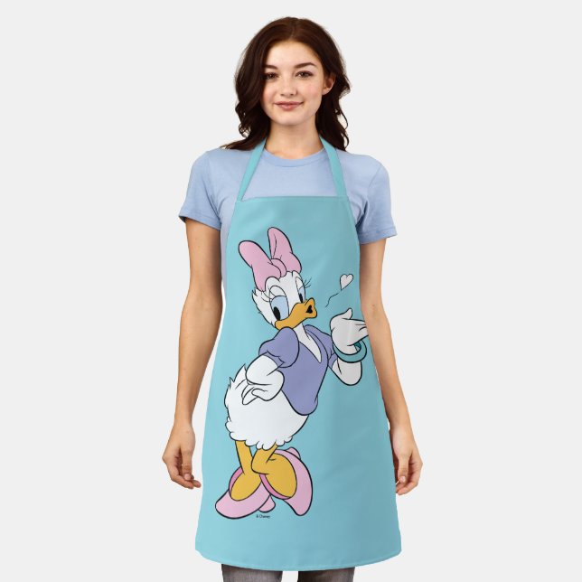 Daisy Duck Blowing a Kiss Apron (Worn)