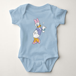 Daisy Duck Blowing a Kiss Baby Bodysuit