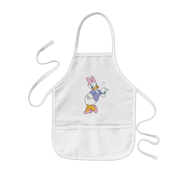 Daisy Duck Blowing a Kiss Kids' Apron (Front)