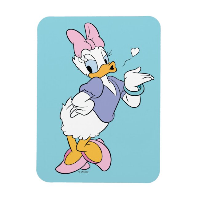 Daisy Duck Blowing a Kiss Magnet (Vertical)