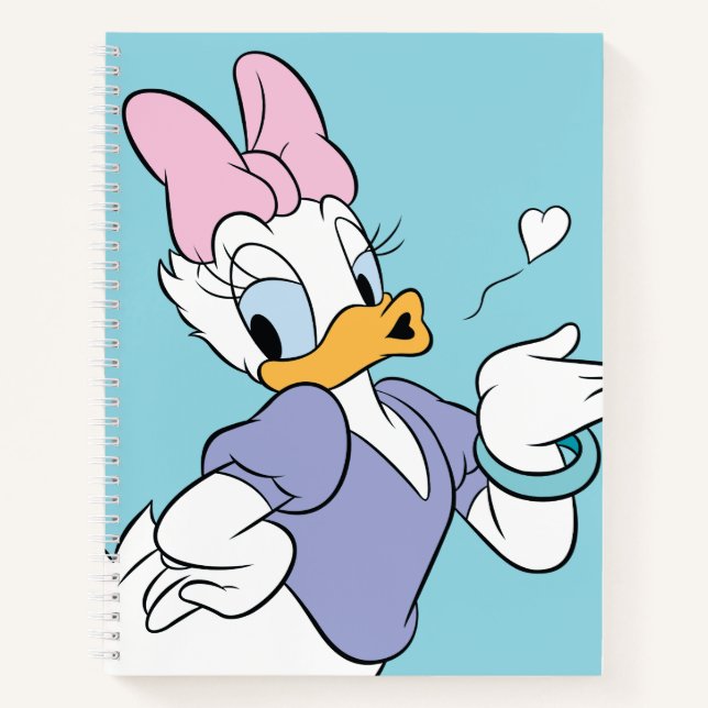 Daisy Duck Blowing a Kiss Notebook (Front)