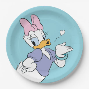 Daisy Duck Blowing a Kiss Paper Plates