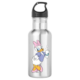 Daisy Duck Blowing a Kiss Stainless Steel Water Bottle