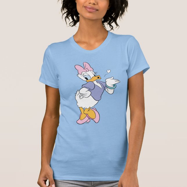 Daisy Duck Blowing a Kiss T-Shirt (Front)