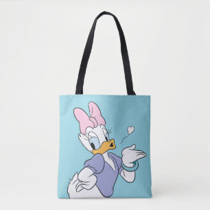 Daisy Duck Blowing a Kiss Tote Bag