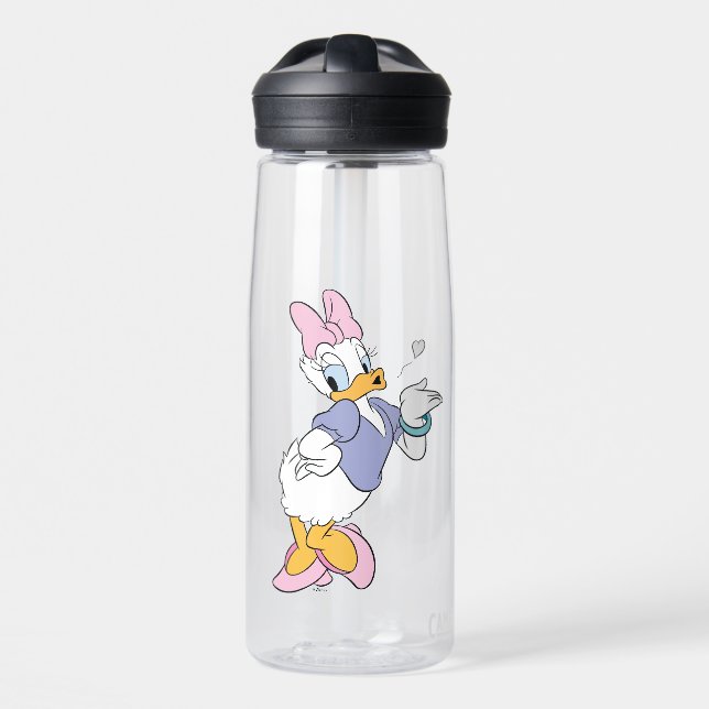 Daisy Duck Blowing a Kiss Water Bottle (Front)