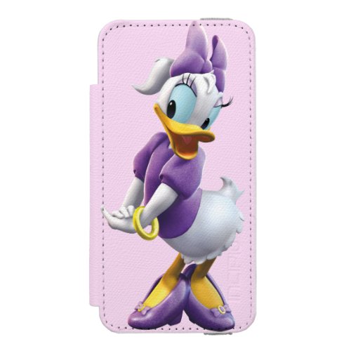 Daisy Duck Clubhouse  Cute iPhone SE55s Wallet Case