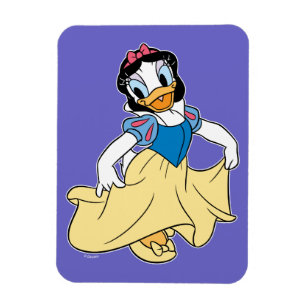 Daisy Duck Dressed up as Snow White Magnet