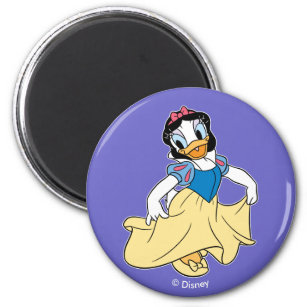 Daisy Duck Dressed up as Snow White Magnet