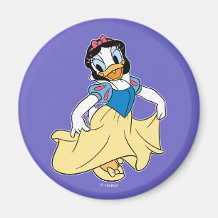 Daisy Duck Dressed up as Snow White Magnet