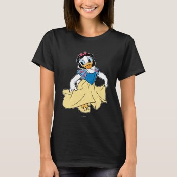Daisy Duck Dressed Up As Snow White T-shirt by MickeyAndFriends at Zazzle