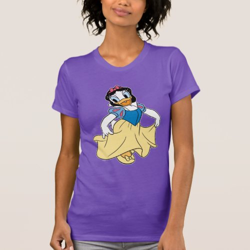 Daisy Duck Dressed up as Snow White T_Shirt