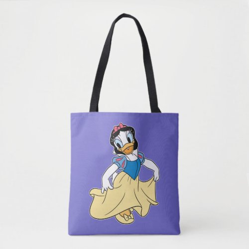 Daisy Duck Dressed up as Snow White Tote Bag