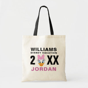 Daisy Duck Family Vacation and Year Tote Bag