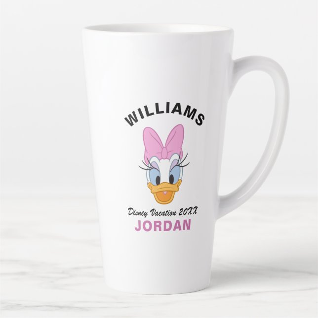 Daisy Duck | Family Vacation & Year Latte Mug (Right)