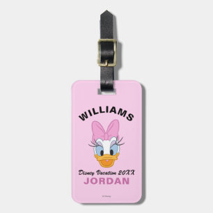 Daisy Duck Family Vacation & Year Luggage Tag