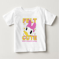 Daisy Duck "Felt Cute" Retro Floral Graphic