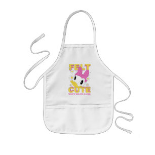 Daisy Duck "Felt Cute" Retro Floral Graphic Kids' Apron