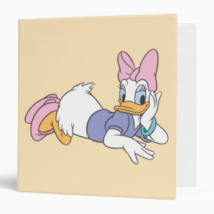 Daisy Duck Laying Down Binder