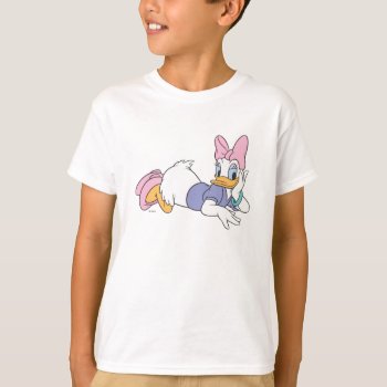 Daisy Duck | Laying Down T-shirt by MickeyAndFriends at Zazzle