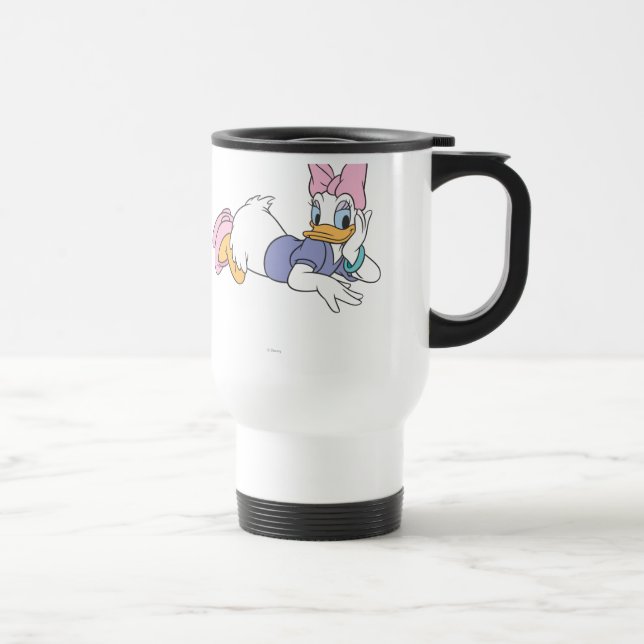 Daisy Duck | Laying Down Travel Mug (Right)