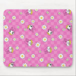 Daisy Duck Pink Checker Floral Pattern Mouse Pad<br><div class="desc">Elevate your accessories with this vibrant and trend-forward Daisy floral pattern! Combining a subtle pink-on-pink checkerboard background with a playful scatter of cheerful Daisy Duck character portraits and blooming white daisies, this design offers a high-energy, boutique aesthetic. The mix of various character expressions and different-sized floral accents creates a dynamic...</div>