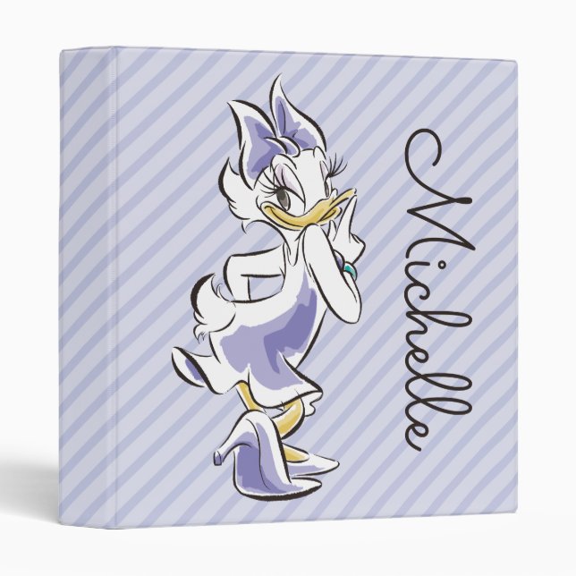 Daisy Duck | Sweet Like Sugar 3 Ring Binder (Front/Spine)