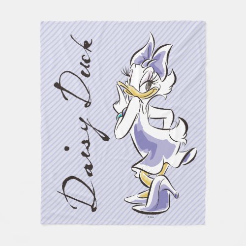 Daisy Duck  Sweet Like Sugar Fleece Blanket
