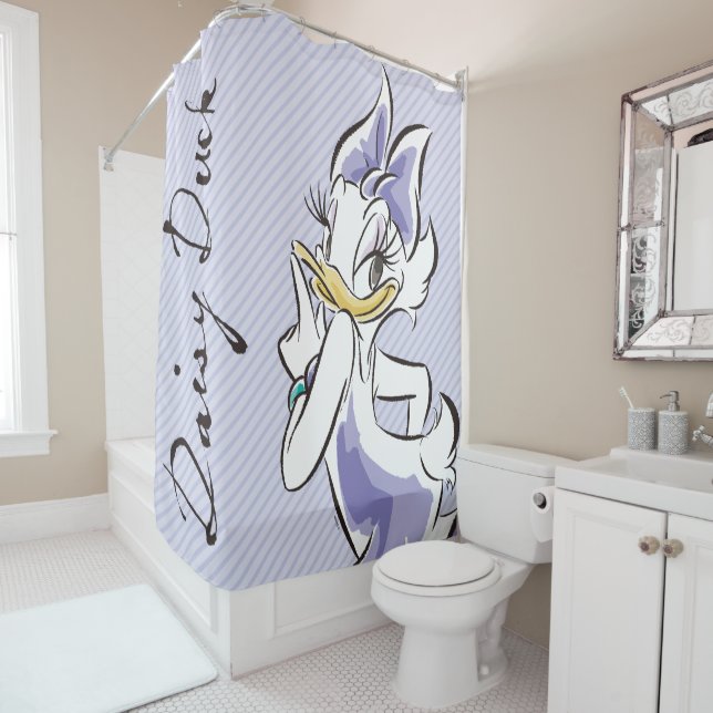 Daisy Duck | Sweet Like Sugar Shower Curtain (In Situ)