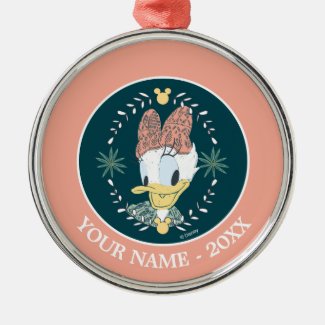 Daisy Duck | You Make Me Wander Add Your Name Metal Ornament