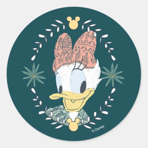 Daisy Duck  You Make Me Wander Classic Round Sticker