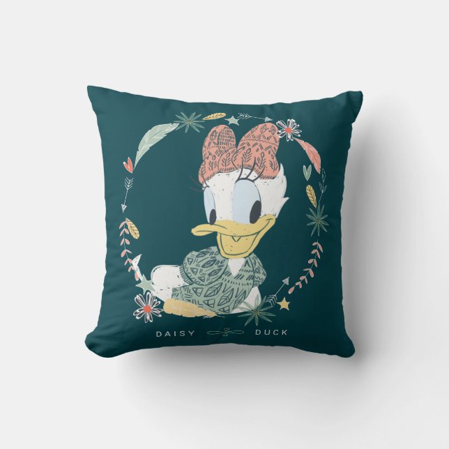 Daisy Duck | You Make Me Wander Throw Pillow (Front)