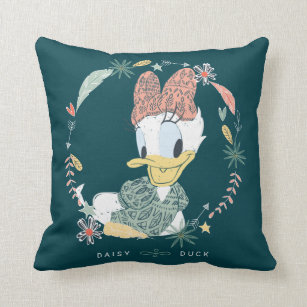 Daisy Duck   You Make Me Wander Throw Pillow