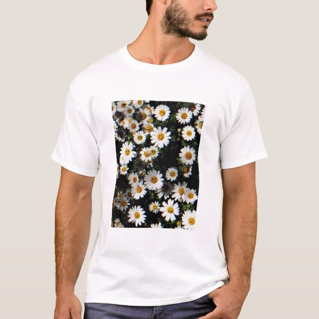 Daisy Emoji Faces T-Shirt (Front)