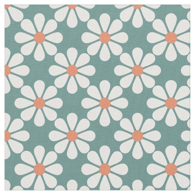 Daisy Fabric (Close Up)