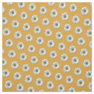 Daisy Fabric Purple Daisy Fabric Cotton or Poly