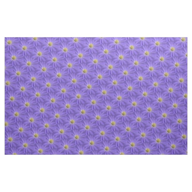 Daisy Fabric Purple Daisy Fabric Cotton or Poly (Fat Quarter)