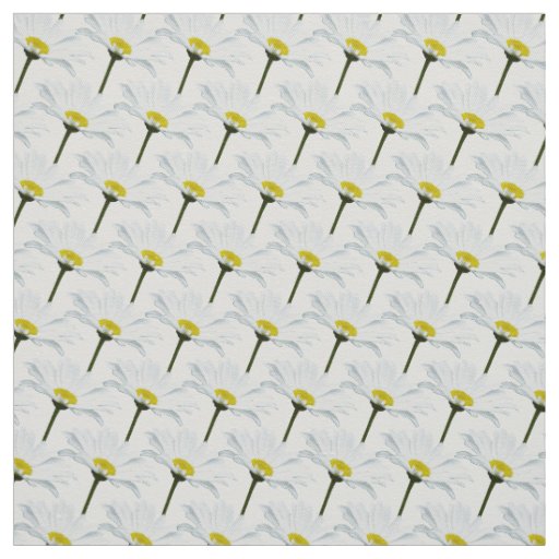 Daisy Fabric Purple Daisy Linen Cotton or Poly 