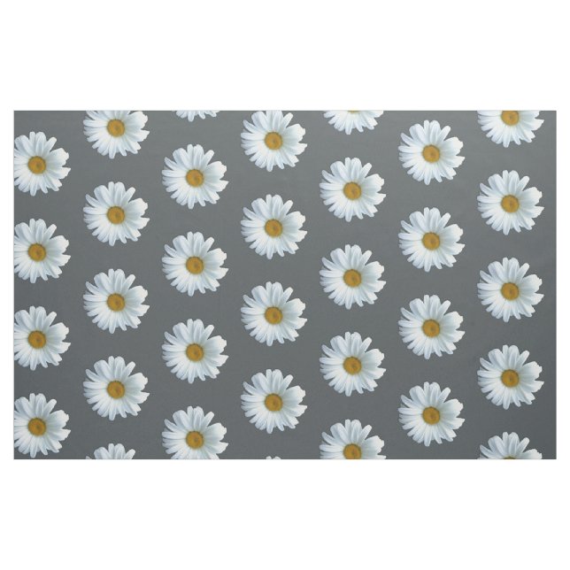 Daisy Fabric Yellow Daisy Fabric Cotton or Poly (Fat Quarter)