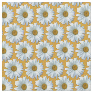 Daisy Fabric Yellow Daisy Fabric Cotton or Poly