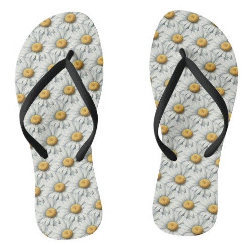 Daisy Field  Flip Flops