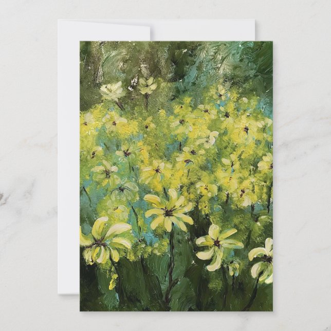 Daisy Field Thank You Card (Front)