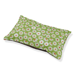Daisy Filed Watercolor Spring Summer Pet Bed